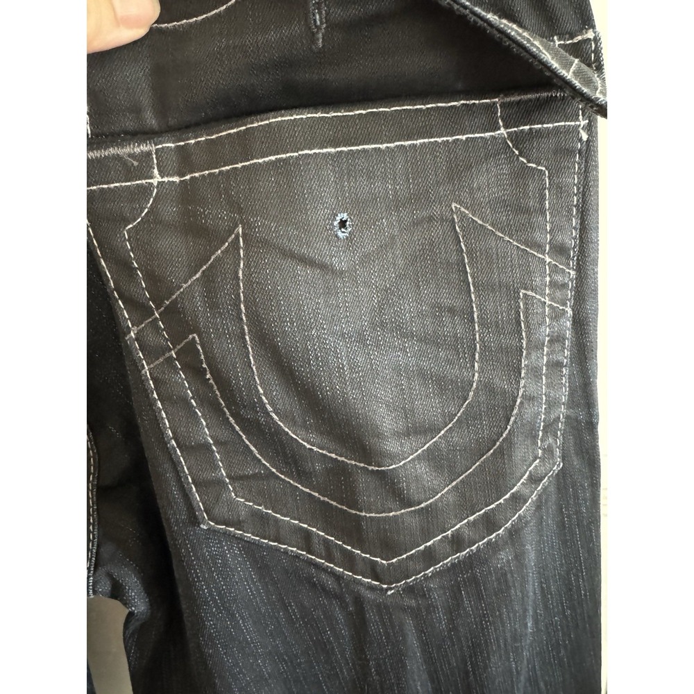 VTG True Religion Men's‎ Ricky Dark Wash Jeans Size 34/34–Y2K-00s-Streetwear-EUC - Picture 10 of 16